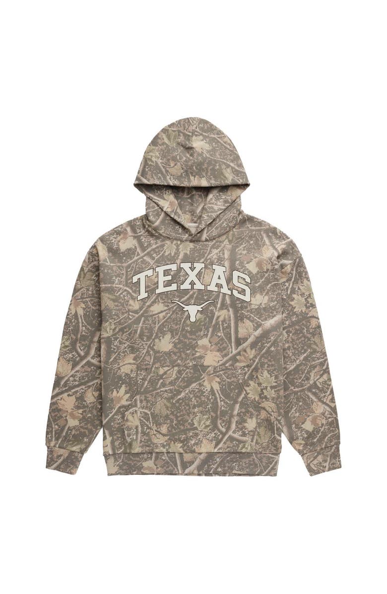 Uscape Apparel Men's Uscape Apparel  Camo Texas Longhorns Back Bay Fleece Hoodie, Main, color, Camo