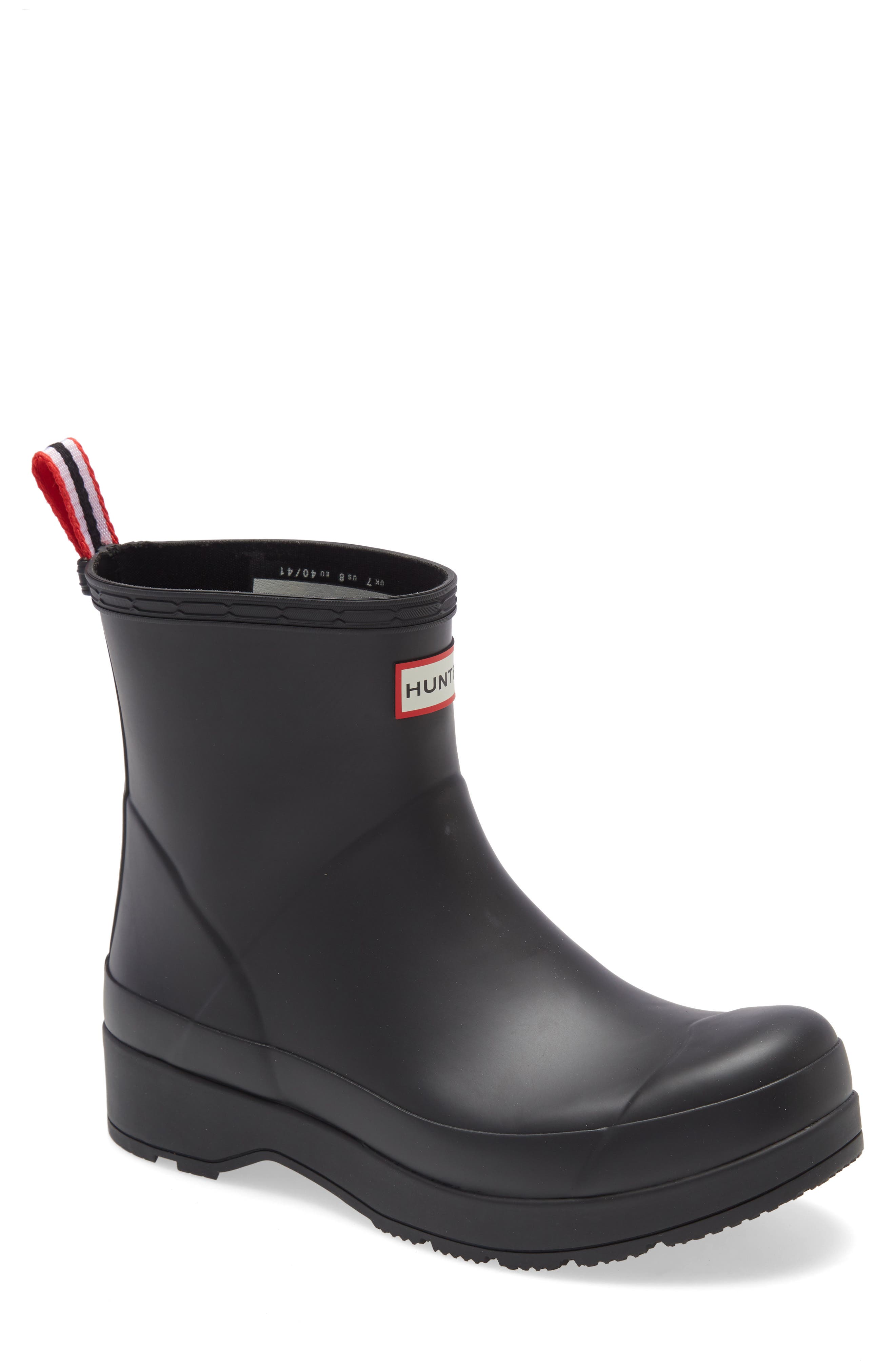 Hunter Original Play Waterproof Boot, Main, color, Black