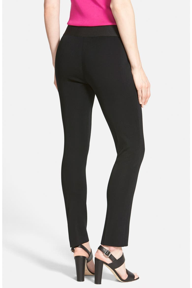 Slim Knit Pants, Alternate, color, BLACK