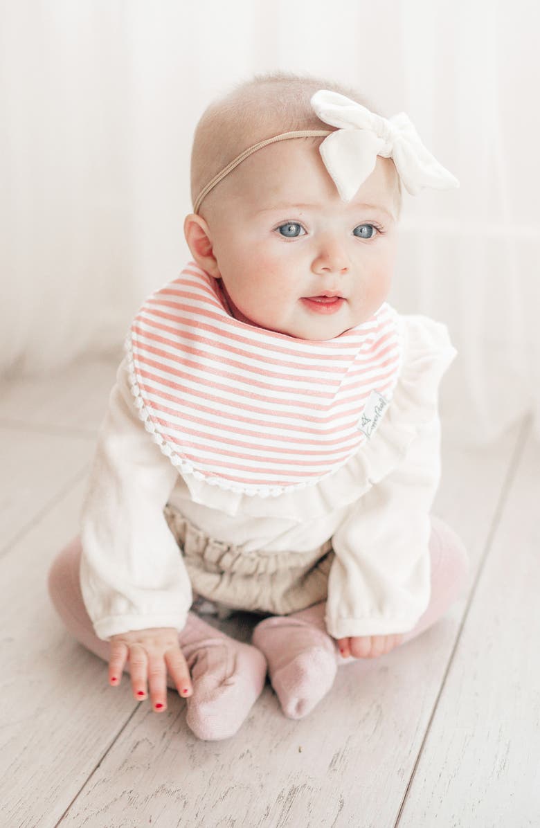 Copper Pearl 2-Pack Fleece Bandana Bibs, Alternate, color, Audrey