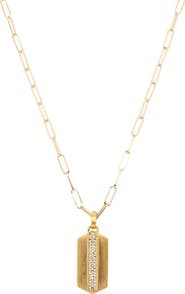 Sethi Couture Large Maya Diamond Pendant Necklace