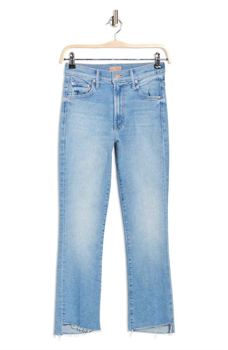 MOTHER The Insider Crop Step Fray Hem Jeans, Alternate, color, Can You Dig It