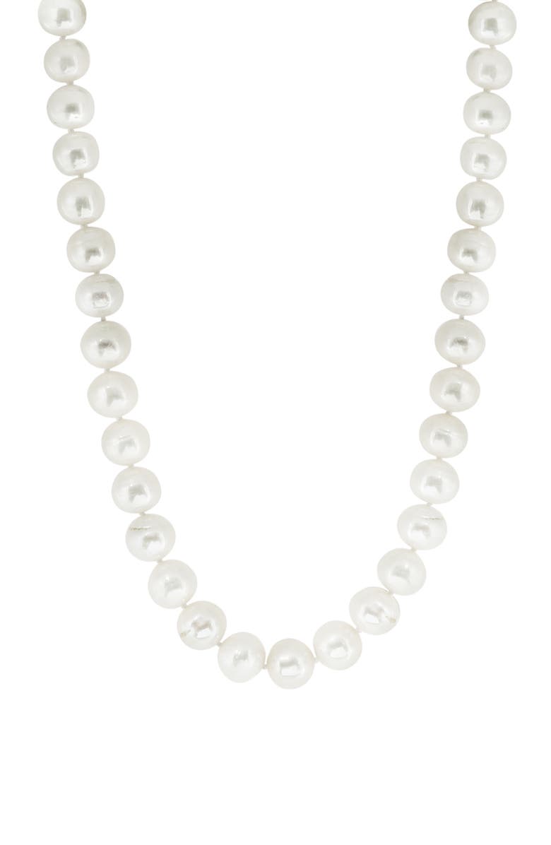 EFFY Sterling Silver 10-11mm Freshwater Pearl Necklace, Main, color, White