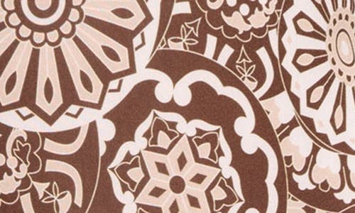 Ramy Brook Kaleidoscope Lorela Halter One-piece Swimsuit In Brown