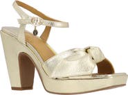 J. Reneé Burkett Ankle Strap Platform Sandal