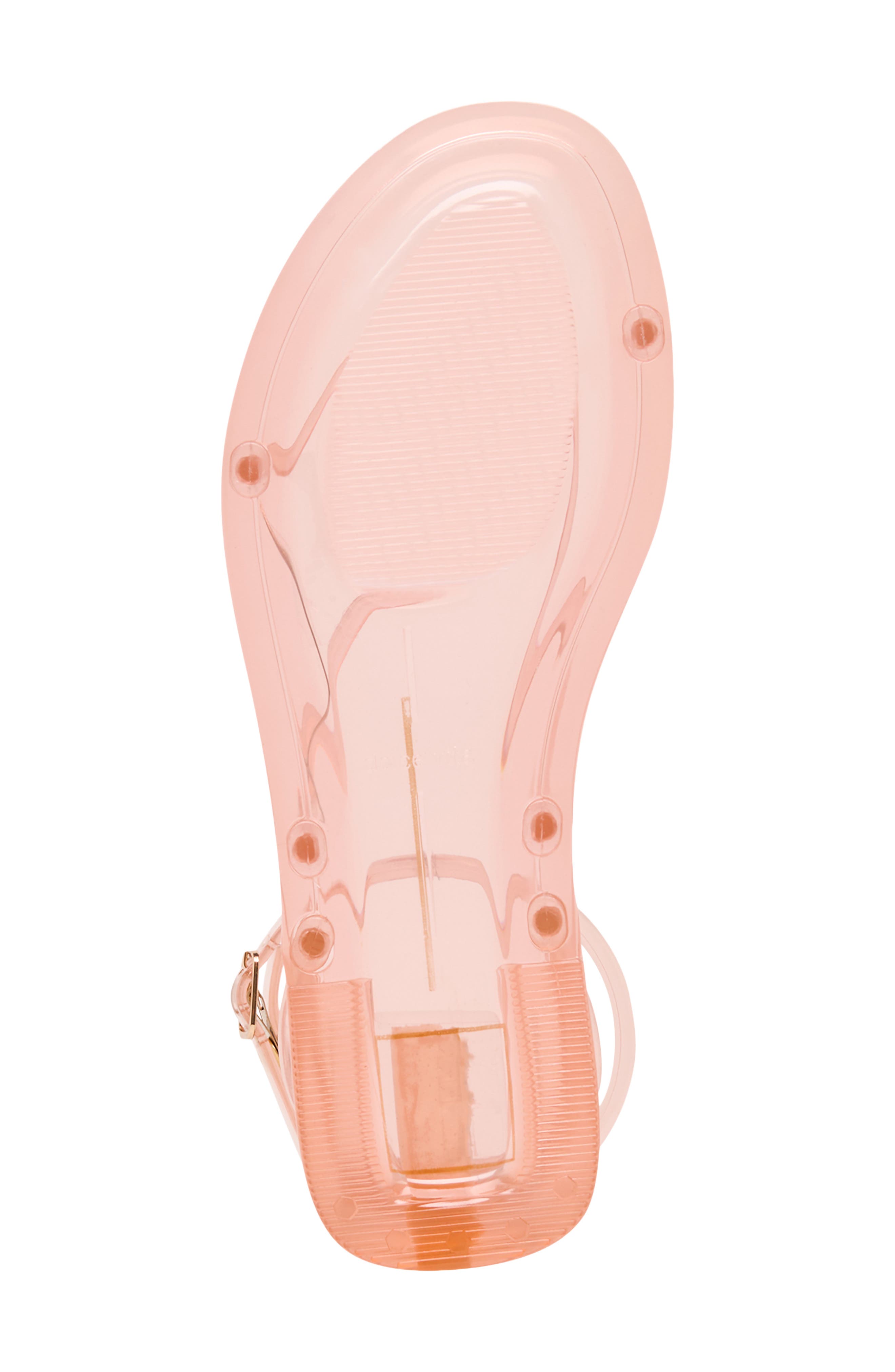 Kenley Ankle Strap Jelly Sandal, Alternate, color, ROSE JELLY