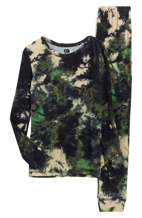 Kids' Camo Fitted Pajamas