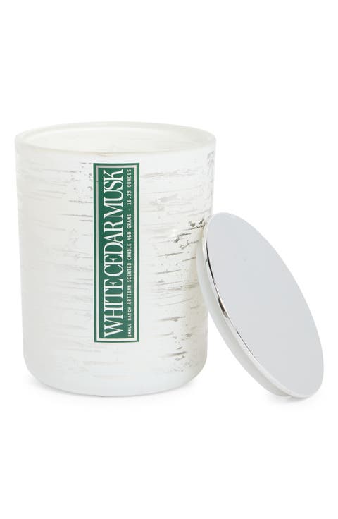 Tall Glass Jar Candle