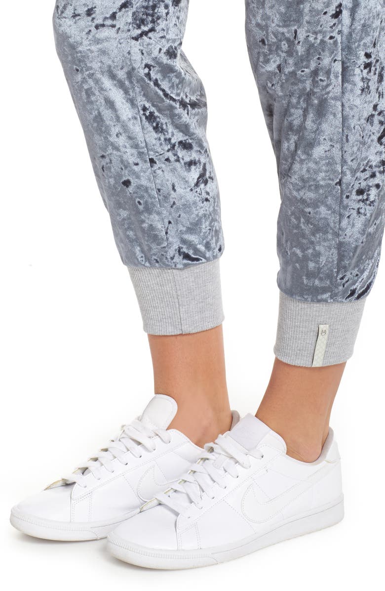 Maaji Hazy Velour Slate Jogger Pants, Alternate, color, 