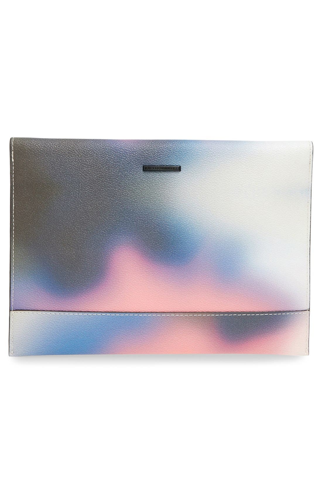 'Leo' Envelope Clutch, Alternate, color, GRAFFITI PRINT