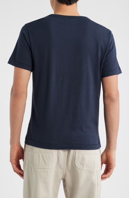 Merz B Schwanen Pimatee01 Organic Cotton Tee In Blue