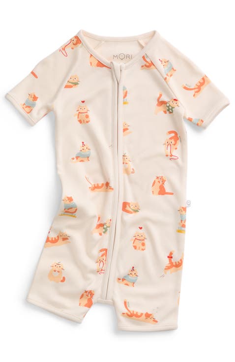 Summer Zip Up Sleepsuit