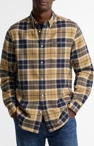 Barbour Kyeloch Tailored Fit Plaid Cotton Button-Down Shirt