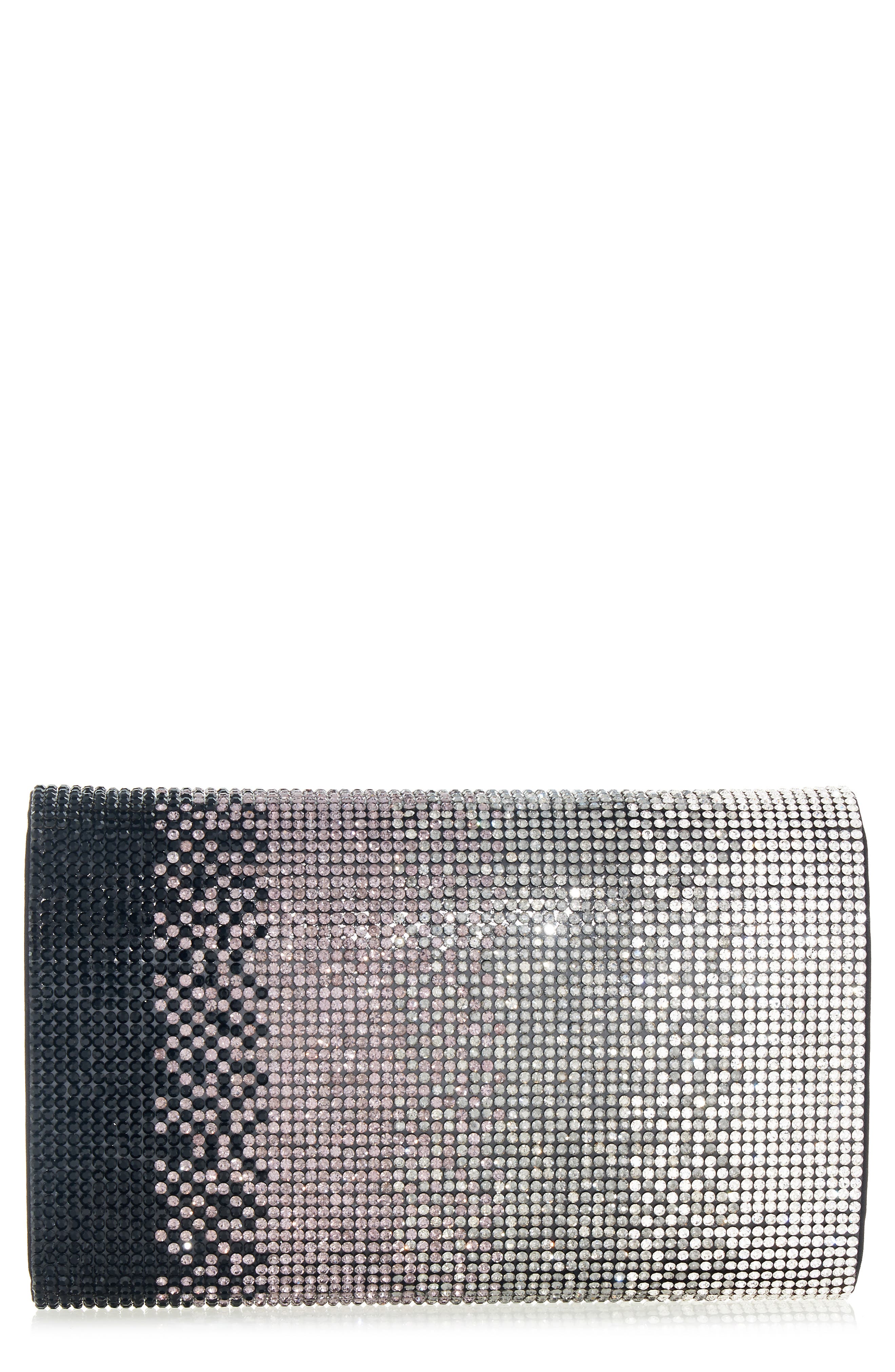 JUDITH LEIBER COUTURE Fizzoni Ombré Crystal Clutch, Alternate, color, 