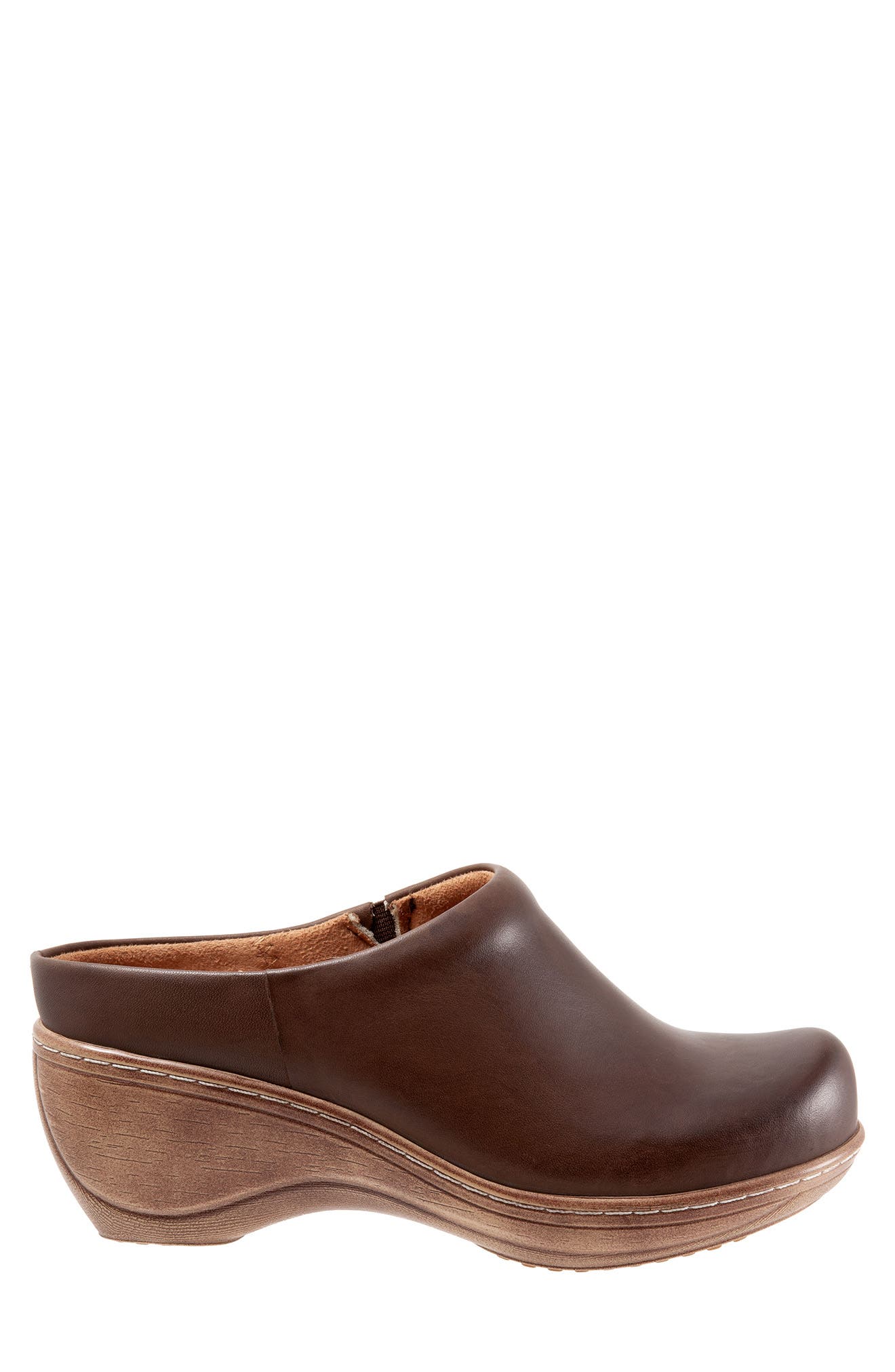 Madison Clog, Alternate, color, DARK BROWN