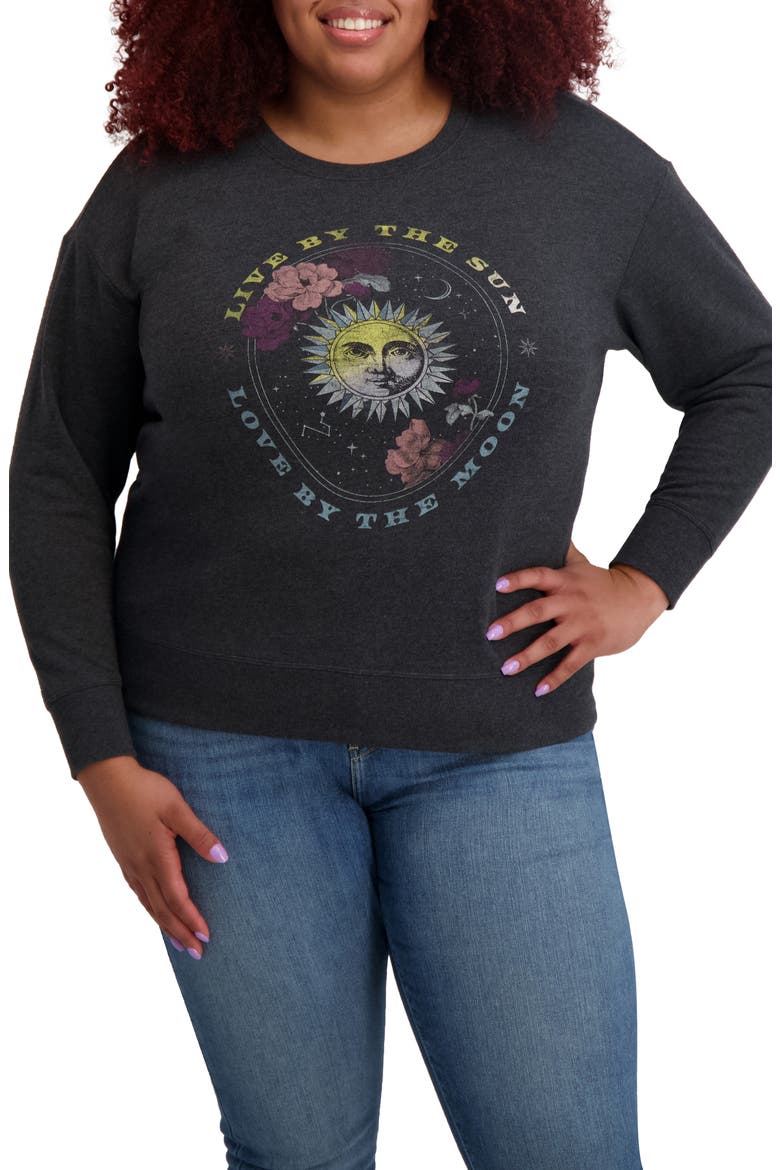Graphic Sweatshirt, Main, color, CHARCOAL HEATHER GREY