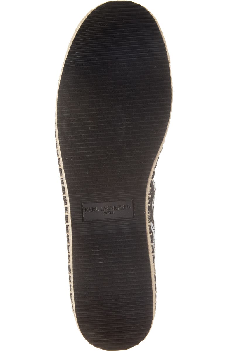 KARL LAGERFELD PARIS Malvie Espadrille Flat, Alternate, color,