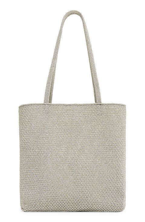 Filo Metallic Knit Tote
