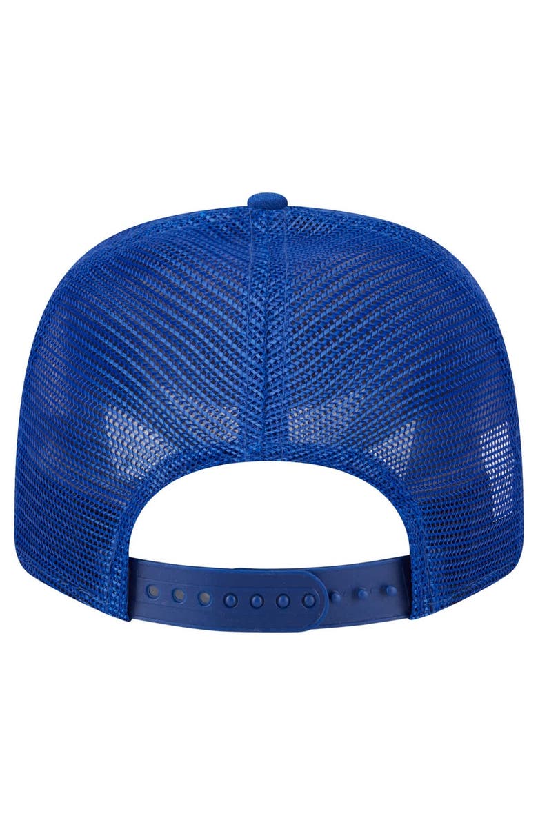 New Era Men's New Era Royal New York Giants Main Trucker 9SEVENTY Stretch-Snap Hat, Alternate, color, 