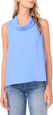 Vince Camuto Cowl Neck Sleeveless Blouse