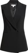 Nordstrom Sleeveless Crepe Blazer