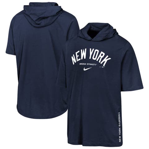 Youth Nike  Navy New York Yankees Dri-FIT Hooded T-Shirt