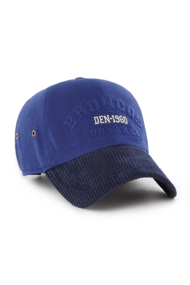 Men's '47 Royal Denver Broncos Ridgeway Clean Up Adjustable Hat, Alternate, color, Royal