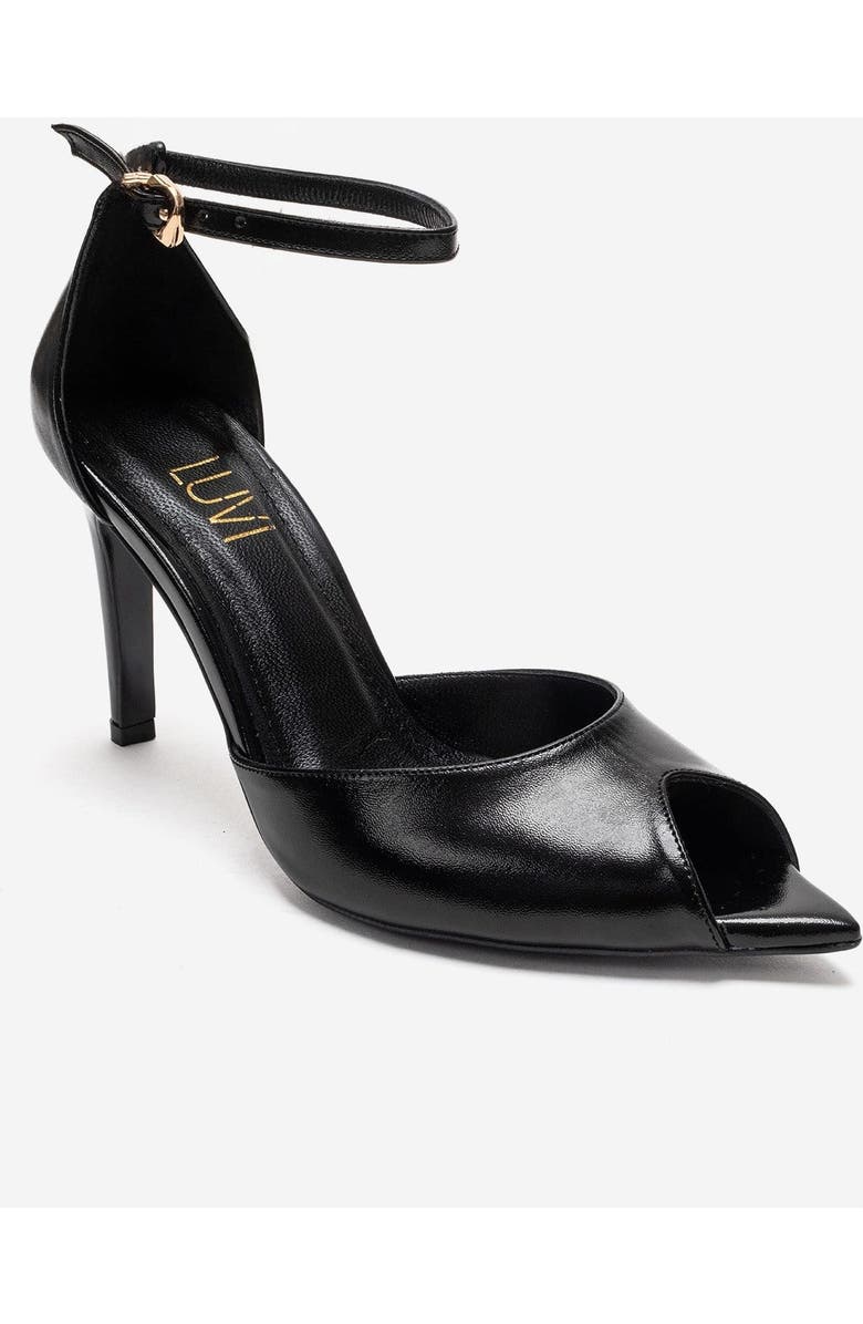 Prologue Shoes Dona Stiletto Pump, Alternate, color, Black