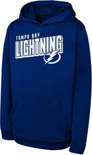 Outerstuff Youth  Blue Tampa Bay Lightning Cyber Punk Performance Hoodie