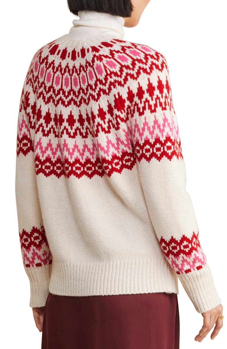 vineyard vines Cast Off Fair Isle Wool Blend Sweater, Alternate, color, 