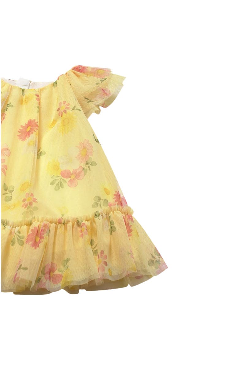 Mayoral Sunflower Tulle Dress, Alternate, color, 