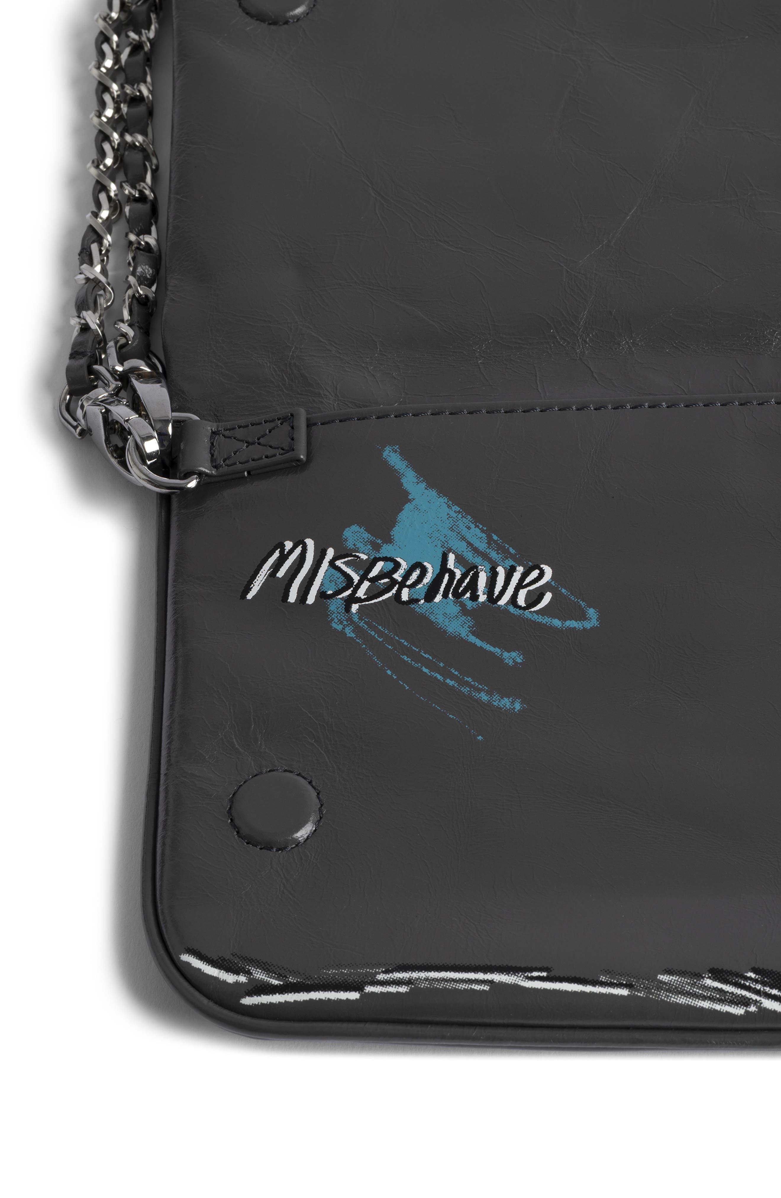 Zadig & Voltaire Rock Humberto Clutch, Alternate, color, Road