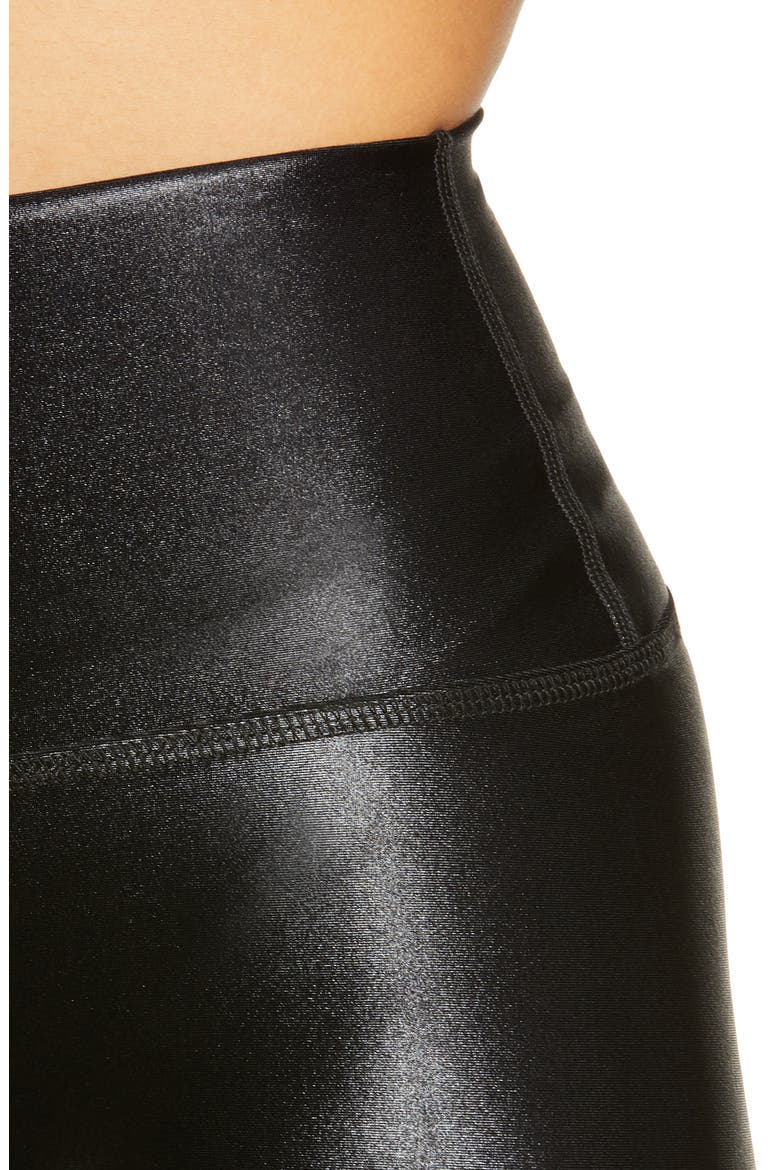 High Waisted Midi Legging, Alternate, color, BLACK