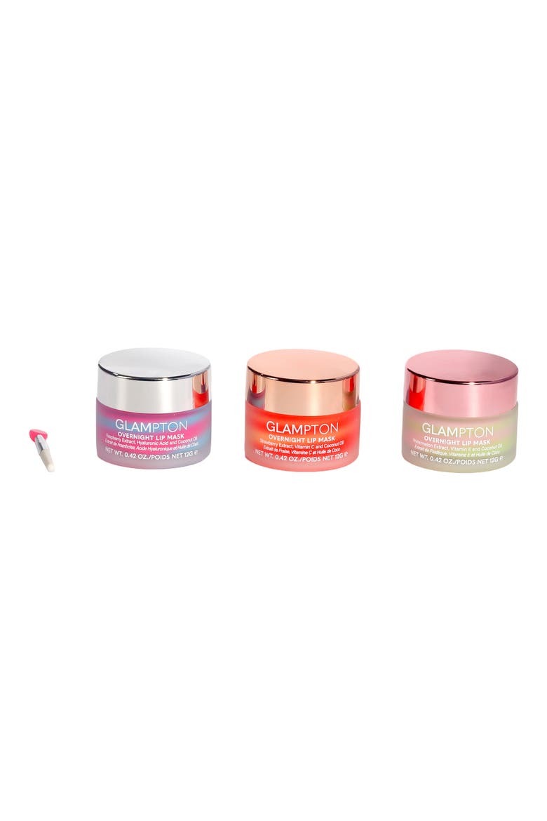 Overnight Lip Mask Trio, Main, color, STRWB / RASPB / WTRM
