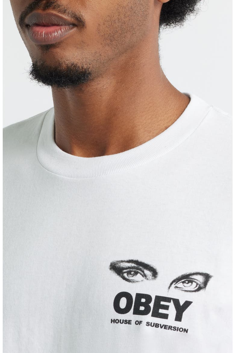 Face of Subversion Graphic T-Shirt, Alternate, color, WHITE