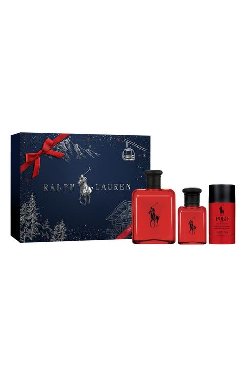 Polo Red Eau de Toilette 3-Piece Gift Set