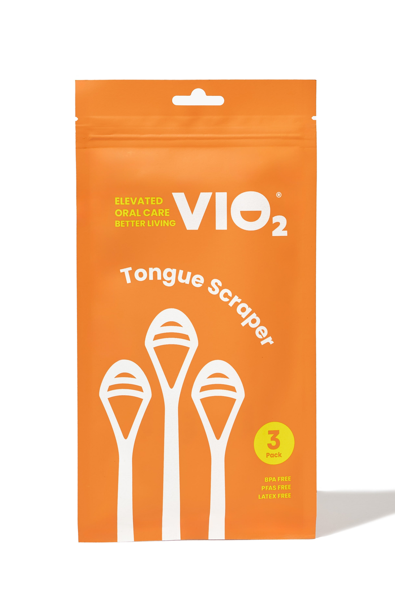 VIO2tape Reusable Tongue Scraper, Alternate, color, NO COLOR