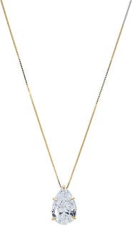 BY ADINA EDEN Fancy Pear CZ Necklace