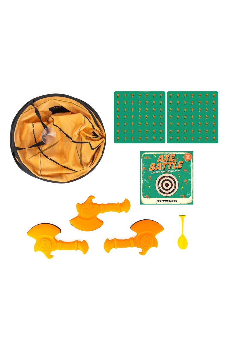 GIFT REPUBLIC Bar Battles The Ultimate Axe Throwing Drinking Game, Alternate, color, Assorted