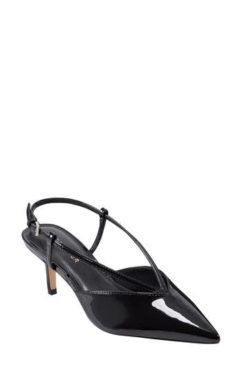Marc Fisher Avila Kitten Heel Slingback Pump In Black