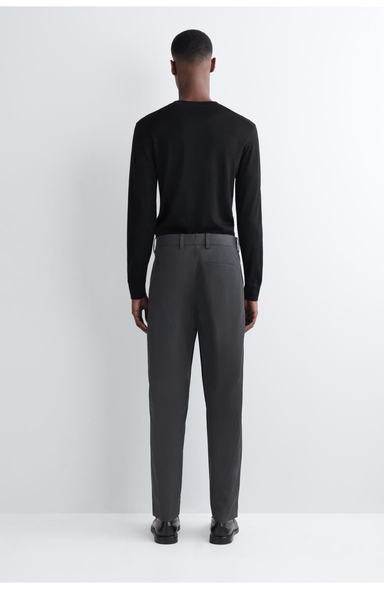 COS Cotton Regular-Fit Tapered Chinos, Alternate, color, Charcoal