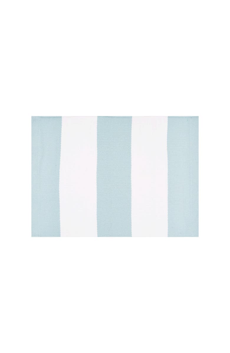 C&F Home Cabana Sky Blue Stripes Placemats Set of 6, 14" x 20", Alternate, color, Blue