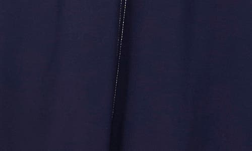 Halogen ® Contrast Topstitch Sleeveless Midi Dress In Blue