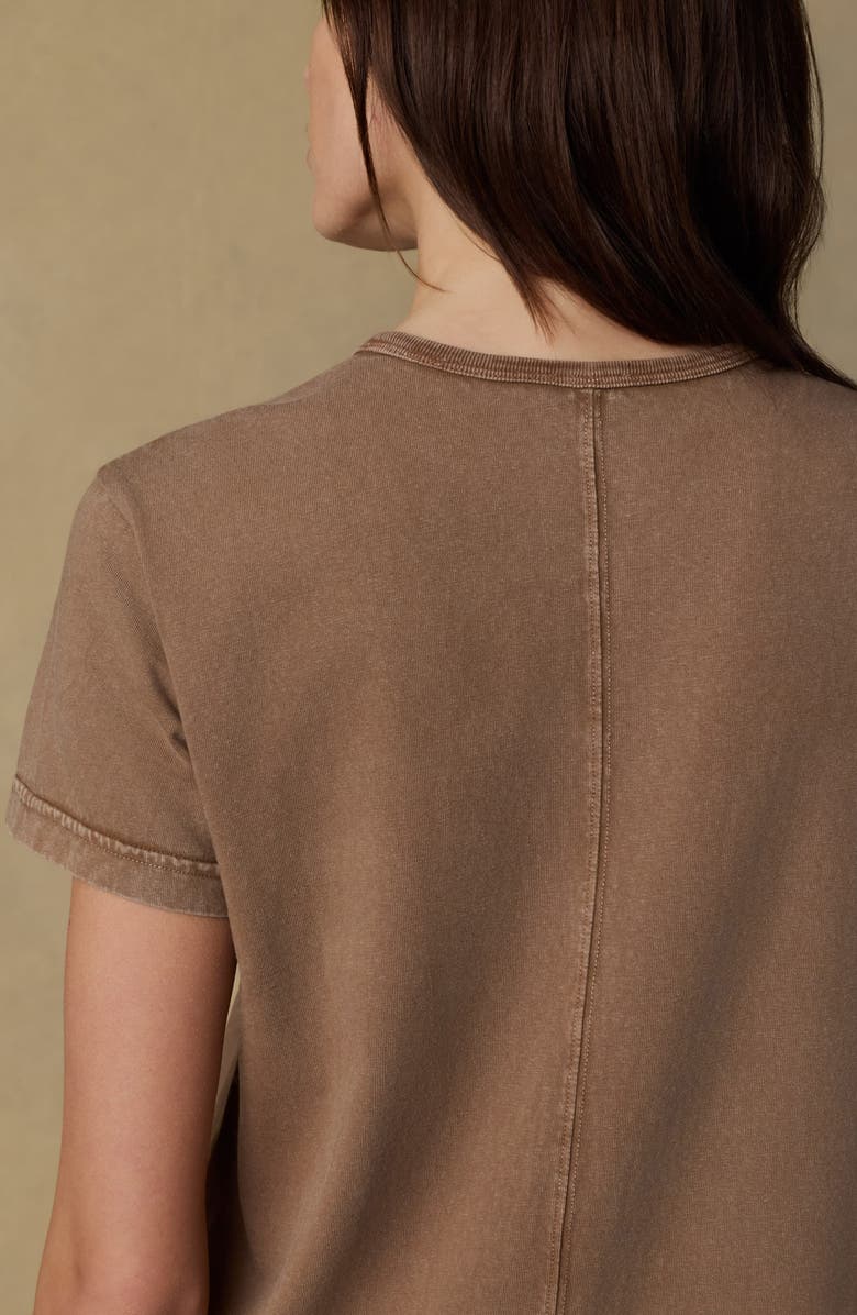 Faherty Organic Cotton Blend T-Shirt Maxi Dress, Alternate, color, Alpine Brown