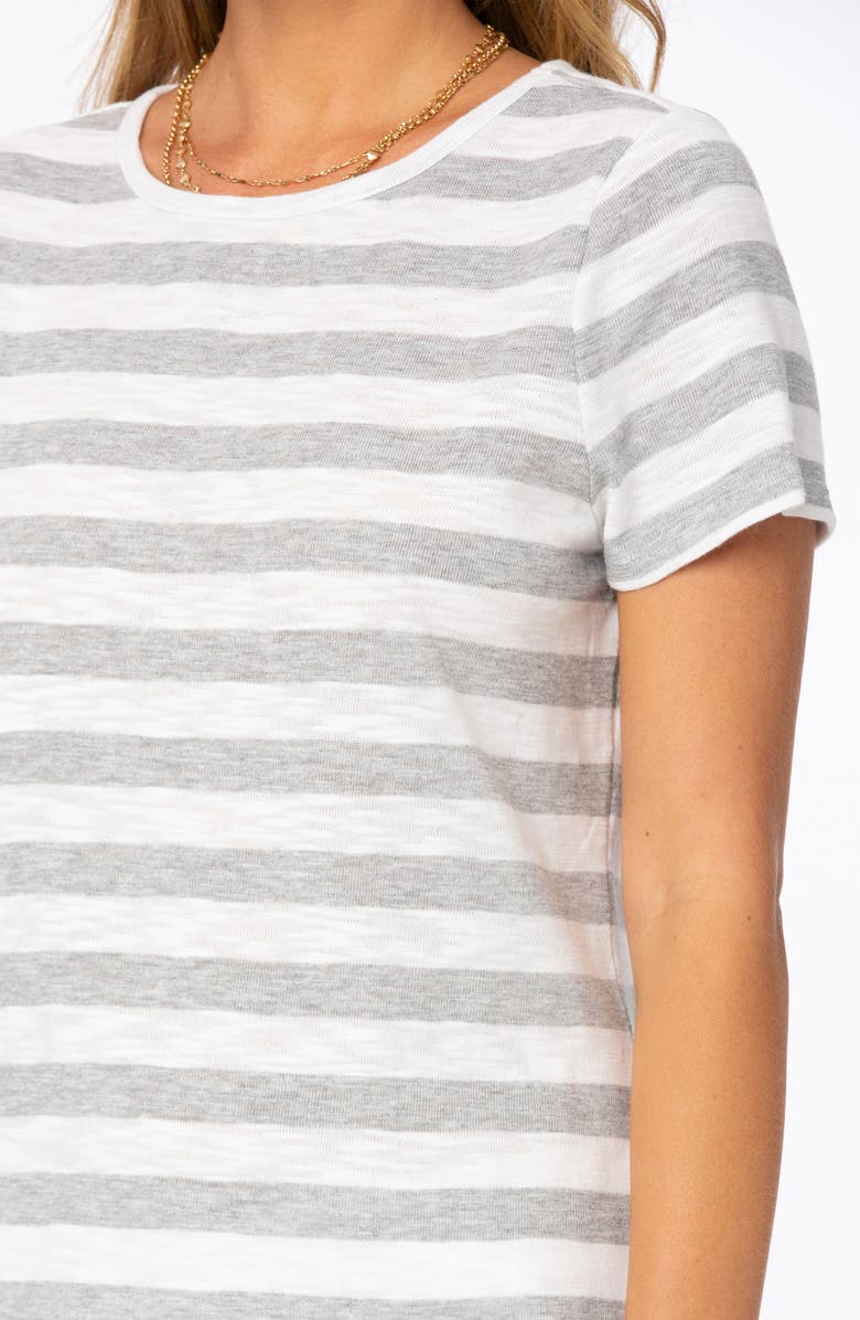 NYDJ Rugby Stripe Short Sleeve T-Shirt, Alternate, color,