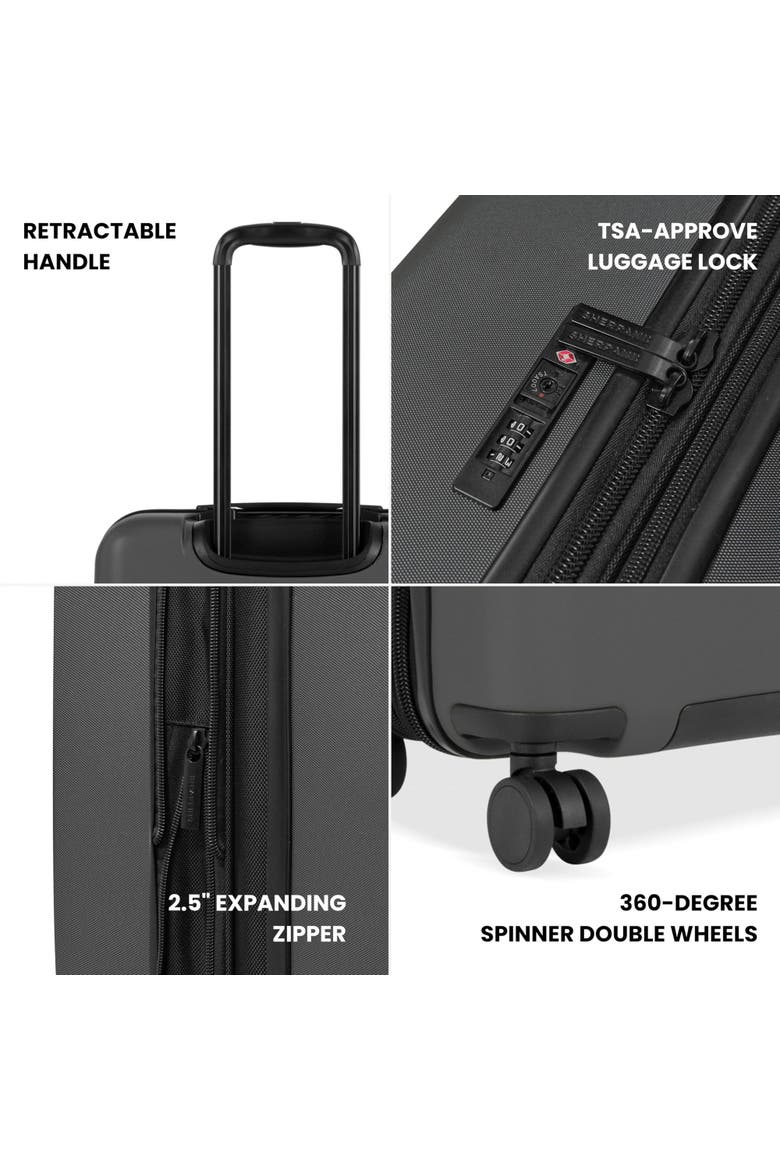 Meridian 26" Luggage, Alternate, color, Granite