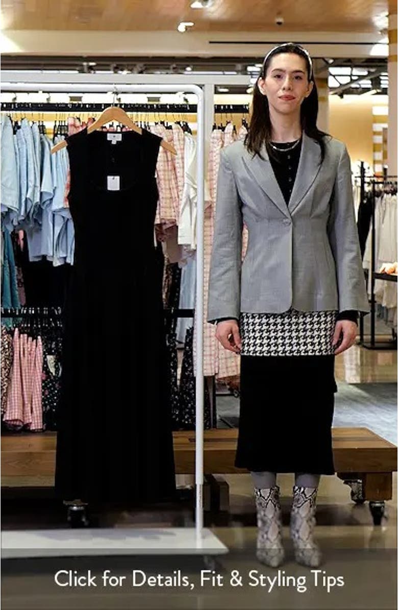 Square Neck Stretch Corset Dress, sales video thumbnail