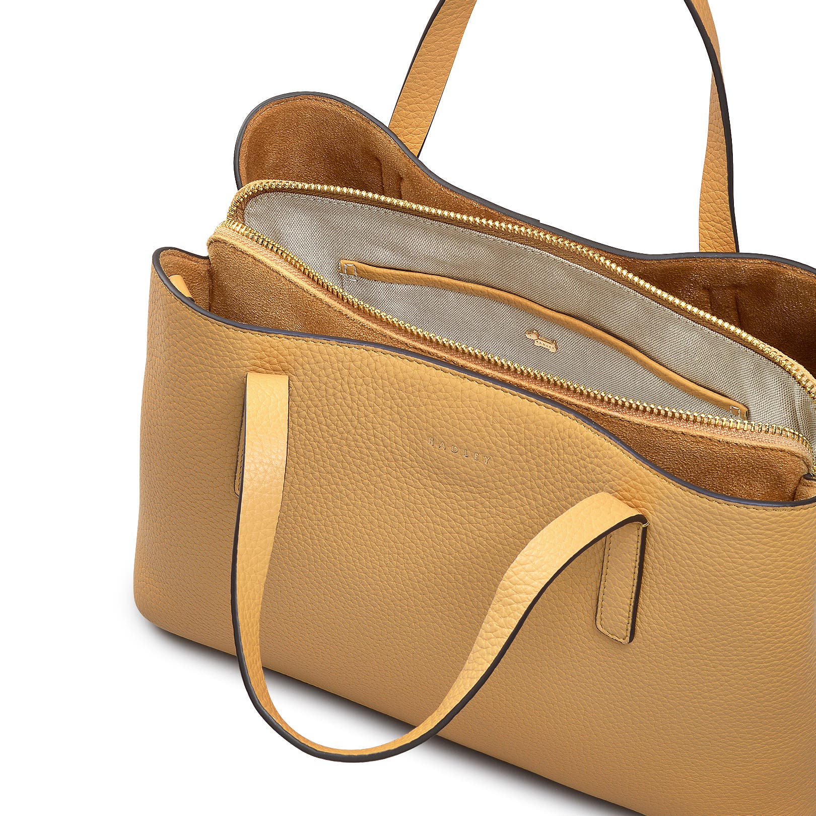 Radley Dukes Place Medium Ziptop Satchel Bag, Alternate, color, Pecan