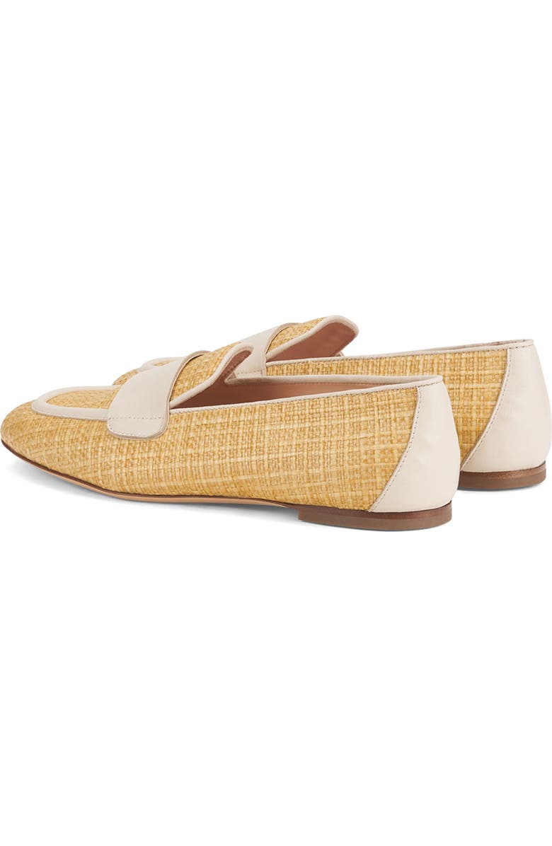 AGL Sheryl Raffia Loafer, Alternate, color, Beige-Gesso