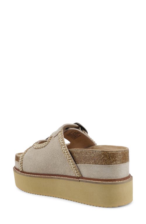 Zigi Platform Sandal In Gray